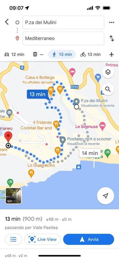 Casa Coppelia B&B Positano Eksteriør billede